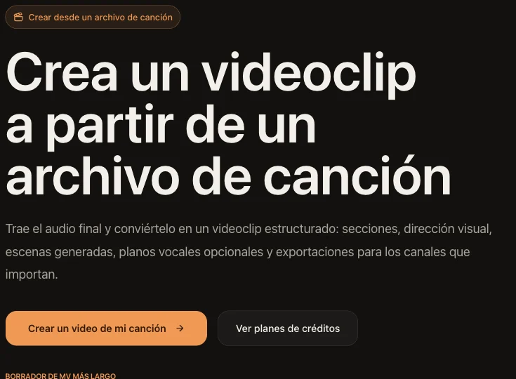 Empieza con tu canción — VibeMV