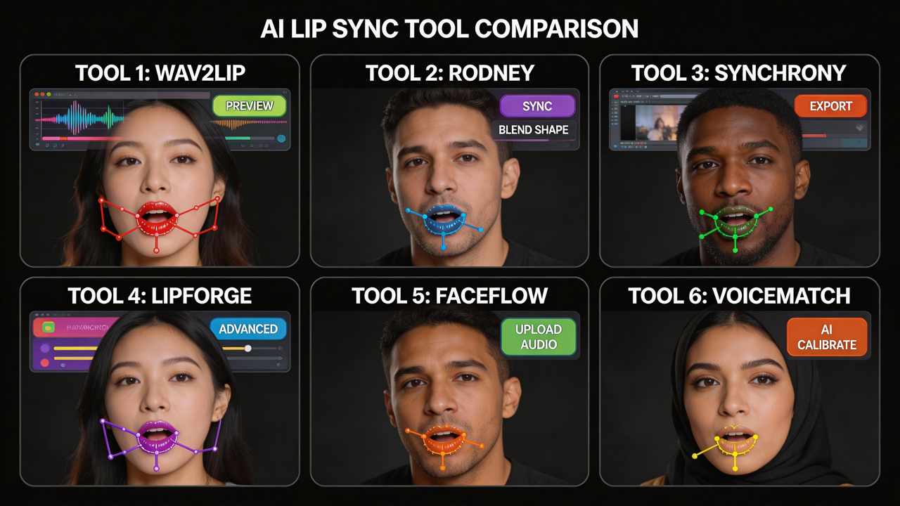 Best AI Lip Sync Music Video Tools Compared [2026] | VibeMV